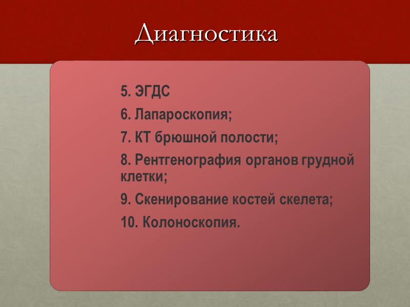 Диагностика